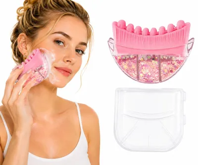 Produktbild von Gesichtsmassagegerät Gesichtsbürste für Lymphdrainage & Massage, sanft für Konturen , 1 Stück. Sanfte Massage, für Gesich