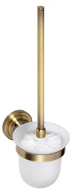 Obrázek produktu pro WC štětka Bemeta RETRO bronz, miska sklo