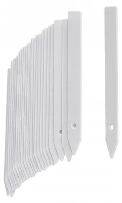Produktbild von Haltbare weiße Pflanzenstecker für den Garten 30 Stück