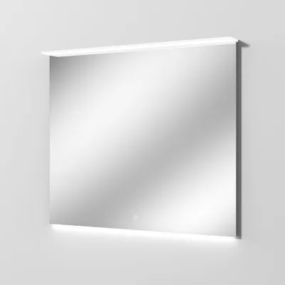 Productafbeelding van Sanipa spiegel voor de badkamer, model LUCA 100, met dimbare LED-verlichting en afmetingen 100 x 84 cm