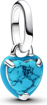 Immagine prodotto di Pandora Ciondolo Cuore Turchese Mini 793827C01 Ciondolo Charm