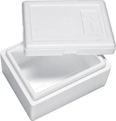 Produktbild von 78x Isolierboxen mit Deckel aus Styropor EPS 210 x 165 x 115 mm 1,5 Liter
