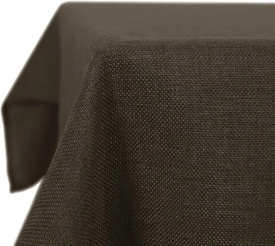 Produktbild von Famanu Tischdecke wasserabweisend rechteckig 140×240 cm - Dunkelbraun
