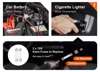 Immagine prodotto di Sollevatore idraulico per auto elettriche, con un'escursione di sollevamento da 15,5-45 cm, capacità massima di 5 tonnellate, coppia massima di 450 N·m, alimentazione a corrente continua 12 V, velocità di gonfiaggio di 31 L/min