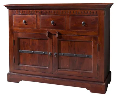 Immagine prodotto di MASSIVMOEBEL24 | OXFORD #531 Credenza in legno di acacia - laccato / nougat 120x40x90