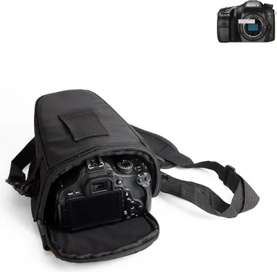 Produktbild von K-S-Trade Kameratasche Fototasche Schultertasche Umhängetasche kompatibel mit Sony Alpha 68 Colt  für Systemkameras Schutzhülle bag Zubehörtasche