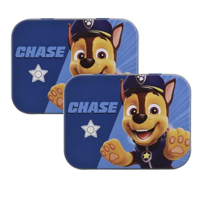 Produktbild von 2x Home-Flair Paw Patrol Chase Kinder Pflaster-Box mit 24 bunten Motiv-Pflastern in Metalldose – Hautfreundlich & Wasserabweisend