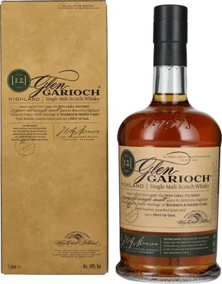 Image de Glen Garioch 12 Years Old Highland Single Malt Scotch Whisky 48% Vol. 1l en boîte cadeau