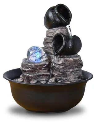 Image de Fontaine d'intérieur de 25 cm, avec éclairage coloré