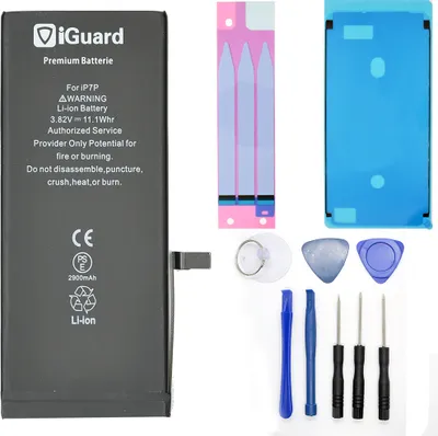 Produktbild von Ersatz Akku für iPhone 7 Plus Batterie Battery Klebestreifen Werkzeug Tool Komplett Neu