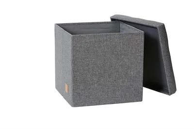 Produktbild von Premium Sitzhocker - grau
