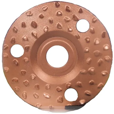 Image de Disque à griffes fin | Perforations de 22 mm | Grain moyen (ø 125 mm)