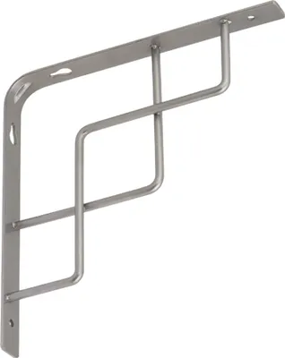 Produktbild von Regalhalter 200x200 mm Regalträger Regalwinkel Wandkonsole Antik Retro silber
