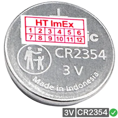 Produktbild von CR2354 3V Batterie kompatibel mit Panasonic CR2354N für Autoschlüssel Alarmanlage Fernbedienung