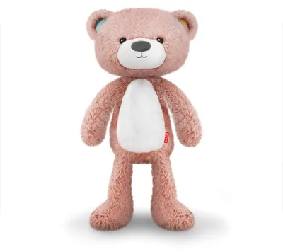 Immagine prodotto di Orsacchiotto di Peluche Multifunzione Allenatore del Sonno 16x40x12 cm con Luce e Suoni Rosa