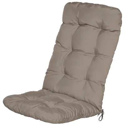 Produktbild von Beautissu Hochlehner Auflage Flair HL, 120x50x8cm, Taupe