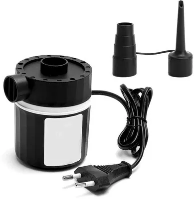 Image de Pompe à air électrique 2 en 1 pour le camping et les activités nautiques
