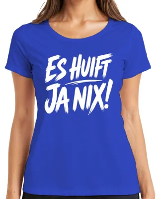Immagine prodotto di T-shirt da donna, blu, taglia 3XL, con scritta in bavarese, divertente, sarcastica, che fa riferimento alla Baviera