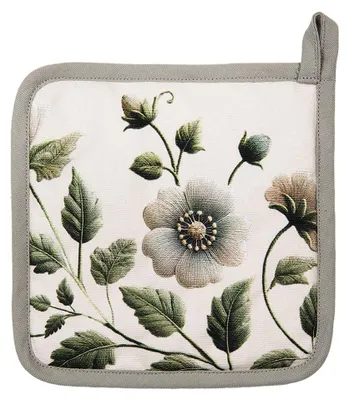 Produktbild von Clayre & Eef Topflappen 20x20 cm Beige Baumwolle