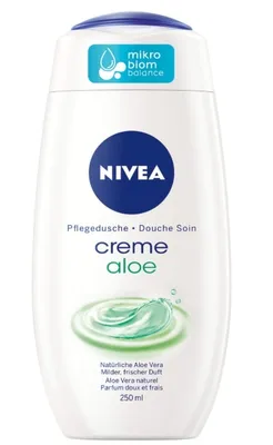 Zdjęcie produktu dla Nivea, Cream & Aloe, Żel pod prysznic, 250ml (PRODUKT Z NIEMIEC)