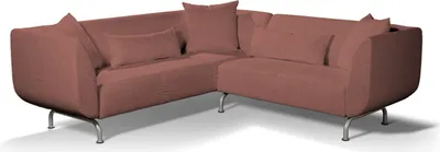 Produktbild von Dekoria Bezug für Strömstad 3+2-Sitzer Sofa, cognac braun, Bezug für Stromstad 3+2-sitzer