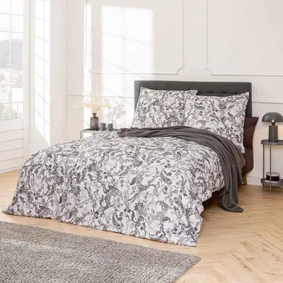 Produktbild von Estella Mako Interlock Jersey Bettwäsche Imogen silber 135x200 cm + 80x80 cm