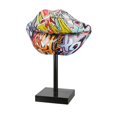 Produktbild von Casablanca by Gilde Dekofigur Skulptur Kiss Street Art H. 26 cm,37811