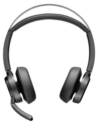 Image de Casque HP Poly Voyager Focus 2 USB-C + adaptateur USB-C/A, sans fil, bureau / centre d'appels, 175 g, casque avec microphone, noir