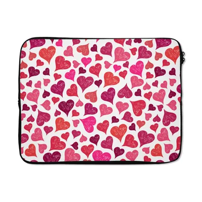 Produktbild von MuchoWow® Laptop Hülle 15 Zoll Valentinsgeschenk für ihn - Liebe - Herz Laptoptasche - Laptoptasche - Sleeve - Rundum-Schutz