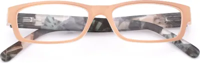 Produktbild von B&S READY READER PLASTIC FAWN FLORAL +2.5 | Elegante Lesebrille
