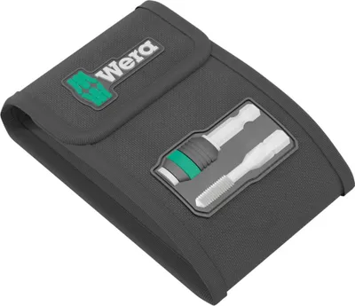 Produktbild von Wera 9499 Falttasche für Gewindebohrer-Bit-Satz 844/7, ohne Werkzeug, 90 x 115 mm