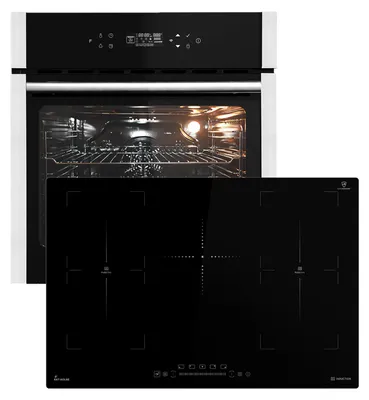 Image de Cuisinière: 60cm Four encastrable EB8313HC + 77cm Plaque Induction IH87705FZ