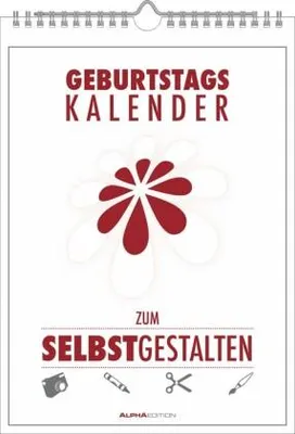 Produktbild von Geburtstagskalender zum Selbstgestalten