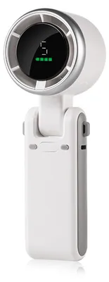 Produktbild von OKWISH Handventilatoren, Handlicher Faltventilator, Hochgeschwindigkeits-Turbofan für den Sommer, kompakt, leistungsstark und ideal für unterwegs, Weiß