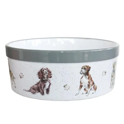 Produktbild von Wrendale Designs Keramik Hunde-Fressnapf - ca. 20,5 cm D