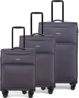 Produktbild von EPIC Jupiter 4X Trolley-Set L / M / S Excalibur Grey dunkelgrau 79cm