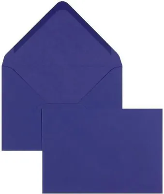 Produktbild von Briefumschläge 133x184mm 100g/qm gummiert VE=100 Stück pflaumenblau