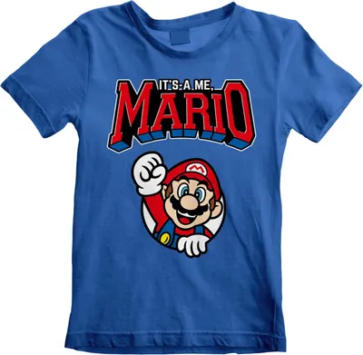 Produktbild von Super Mario T-Shirt Uni Kids - Charaktere grau meliert 104