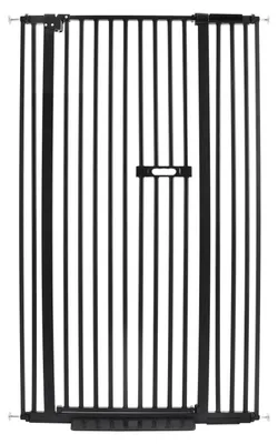 Image de Barrière de sécurité pour animaux - Porte pour chien extra-haute, 150 cm - Réglable de 86 à 95 cm - Barrière de sécurité pour cadres de porte et escaliers - Installation sans perçage - Noir