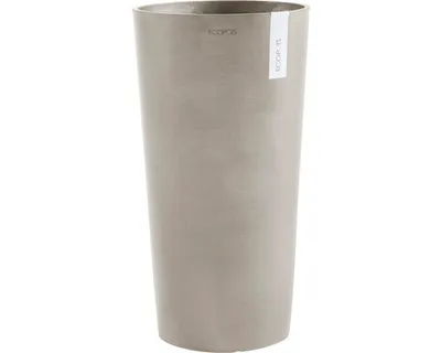 Obrázek produktu pro Ecopots Amsterdam High 76, Květináč, Volně stojící, Plast, Světle hnědošedá, Kulatý, Vnitřní/venkovní