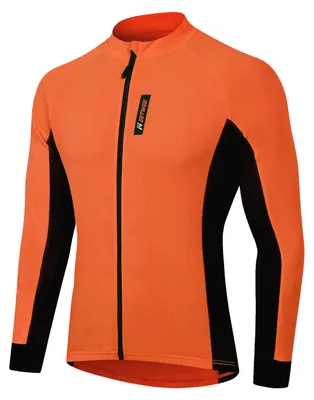 Produktbild von MEETWEE Herren Radtrikot, Langarm Fahrradtrikot Reißverschluss Fahrradbekleidung