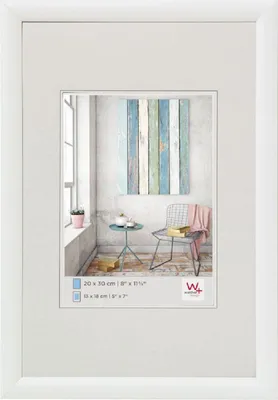 Produktbild von Walther Kunststoffrahmen Trendstyle 60x80 cm weiß
