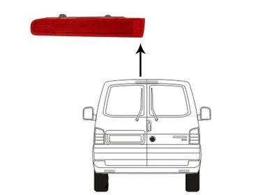 Produktbild von VAN WEZEL Bremsleuchte Bremslicht 5790929 Links für VW Transporter V Bus (7HB, 7HJ, 7EB, 7EJ, 7EF, 7EG, 7HF, 7EC)