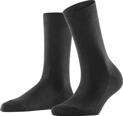 Produktbild von FALKE Family damessokken, katoen, zwart (black)