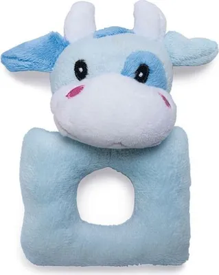 Produktbild von Karlie 1 Stück Welpenspielzeug Puppy Love Frosch, Ente, Schwein oder Kuh 14 cm