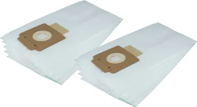 Produktbild von vhbw 10x Staubbeutel Ersatz für Kärcher 69043350, 69043330, 6.904-333.0, 6.904-335.0 für Staubsauger - 33,5cm x 18,5cm Weiß