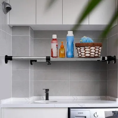 Produktbild von Famanu Kleiderschrank Organizer teleskopisch - erweiterbare Regale - 1969 bis 315 cm - Schwarz