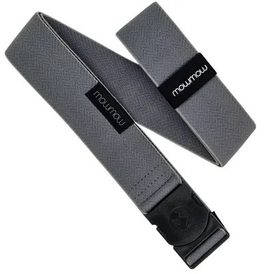 Zdjęcie produktu dla Pas elastyczny MowMow – Stretch – 105 cm – dla mężczyzn i kobiet – szary