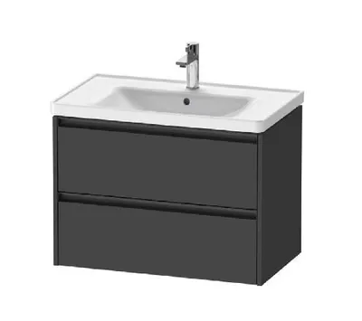 Zdjęcie produktu dla Duravit Ketho.2 - Szafka pod umywalkę 549x784x455 mm, 2 szuflady, grafit mat K25283049490000