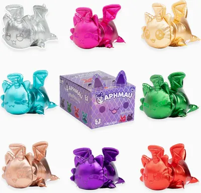 Zdjęcie produktu dla Aphmau - 6" Mystery Meemeow Plush Themed - Dragons, Zabawka smok, 3 lat(a)